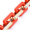 Handmade CCB Plastic Cable Chains AJEW-JB00669-04-2
