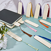 DIY Wooden Blank Arch Bookmarks Making Kit DIY-FH0009-01-5
