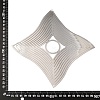 Rhombus 201 Stainless Steel Connector Charms/Links STAS-D386-02P-3