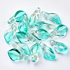 Transparent Spray Painted Glass Pendants X-GLAA-S054-007B-01-1