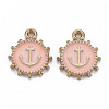 Alloy Enamel Pendants ENAM-N055-016C-NR-2