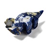 Natural Sodalite Carved Healing Rhinoceros Figurines DJEW-P016-01F-4