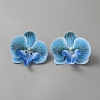 PU Leather Flower Shoe Buckle Clips DIY-WH0816-033E-1