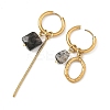 202 Stainless Steel Huggie Hoop Earrings EJEW-JE07392-01-3