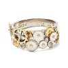 Geometry with Gear Finger Ring for Men Women LS-RJEW-O047-04ASG-2