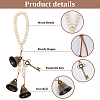 Iron Bell Pendant Decorations HJEW-OC00025-4