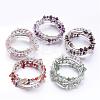 Five Loops Wrap Gemstone Beads Bracelets BJEW-JB02589-1