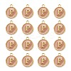 Golden Plated Alloy Enamel Charms ENAM-S118-06P-2
