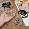 4Pcs Bowknot ABS Plastic Pearl Beads Shoes Charms PALLOY-HY00043-3