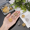 20Pcs 2 Colors Brass Ring Shanks KK-AR0002-11-3