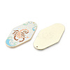 Rack Plating Alloy and Enamel Big Pendants X1-ENAM-T021-29H-2