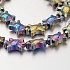 Electroplate Non-magnetic Synthetic Hematite Bead Strands G-F300-52A-02-1