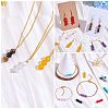 10Pcs Triple Natural Malaysia Jade Round Beaded Connector Charms PALLOY-SW00003-04-6