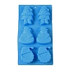 Rectangle DIY Food Grade Silicone Statue Mold DIY-K075-33-3
