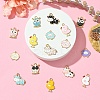 16Pcs 16 Styles Animal Shape Alloy Enamel Pendants FIND-YW0005-75-5
