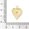 Brass Micro Pave Cubic Zirconia Pendants KK-U058-58B-G-3