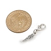 10Pcs Tibetan Style Alloy Shoe Charms HJEW-JM04169-03-4