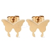 PVD Vacuum Plating 304 Stainless Steel Stud Earrings for Women EJEW-A048-48D-G-1