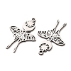 201 Stainless Steel Pendants X-SA-Z001-09P-2