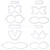 4 Boxs 4 Styles Plastic Molds DIY-SC0030-53B-1
