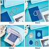PVC Plastic Stamps & Carbon Steel Cutting Dies Stencils DIY-BC0005-73-3
