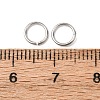 Tarnish Resistant 304 Stainless Steel Open Jump Rings STAS-N015-10-6x0.8mm-3