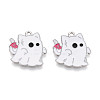 Halloween Theme Alloy and Enamel Pendants ENAM-T021-31B-01P-1