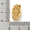 Brass Micro Pave Cubic Zirconia with Resin Beads KK-G493-05G-3