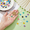 96Pcs 12 Colors Alloy Enamel Charms ENAM-FH0001-60-5