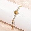 Marine Life Theme 304 Stainless Steel Link Bracelets BJEW-F534-02G-4