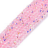 Transparent Glass Beads Strands EGLA-N028-01A-A11-1