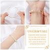 2Pcs Brass Grooved Open Cuff Bangles Set for Women BJEW-UN0001-31-4