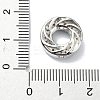 Rack Plating Brass Micro Pave Clear Cubic Zirconia Beads KK-U014-03P-3