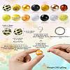 DIY Bubblegum Bracelet Pendant Decoration Making Kit for Sunflower Theme MACR-CJC0005-02A-01-10