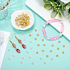 400Pcs 2 Colors Alloy Bead Caps FIND-PA0001-09-3