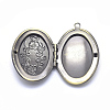 Brass Locket Pendants X-KK-F717-16AB-NR-3