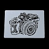 Plastic Hollow Out Drawing Painting Stencils Templates DIY-Z024-01F-2