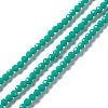 Faceted(32 Facets) Glass Beads Strands EGLA-J042-36A-M-4