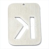 Non-Tarnish 304 Stainless Steel Pendants STAS-Y004-01P-3