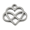 Non-Tarnish Laser Cut 304 Stainless Steel Charms STAS-G323-03P-1