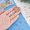 120Pcs 6 Style Brass Beads KK-PH0006-82-3