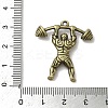 Tibetan Style Alloy Sport Pendants PALLOY-M217-43AB-3