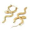 304 Stainless Steel Hoop Earring EJEW-M231-03A-G-2