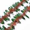 Natural Quartz Crystal Dyed Beads Strands G-I345-02B-1