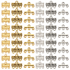   84Pcs 6 Styles Alloy Chandelier Components Links FIND-PH0020-20-1