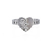 Non-Tarnish 304 Stainless Steel Heart with Word Love You Open Cuff Ring for Women RJEW-S405-261P-2