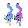 304 Stainless Steel Pendants STAS-R116-03RC-1