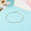Natural Morganite Beaded Bracelets BJEW-JB06384-03-2