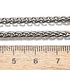 Non-Tarnish 316 Surgical Stainless Steel Wheat Chain Necklaces NJEW-M176-18-B-4