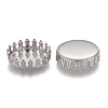 Tarnish Resistant 304 Stainless Steel Cabochon Settings STAS-P249-11P-2